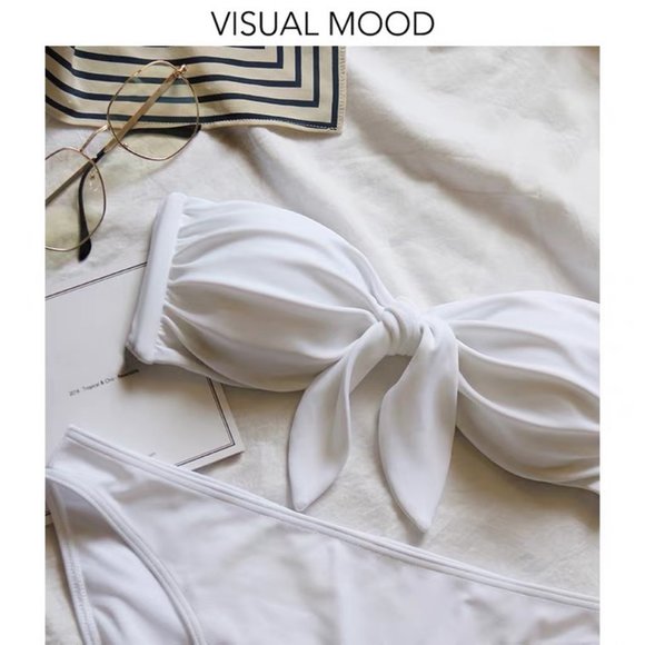 NEW Visual Mood White Bikini Setđź‘™(Size S) - Picture 4 of 10